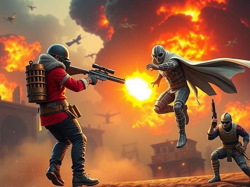 Explosive Showdown gameplay screenshot showing intense battle action